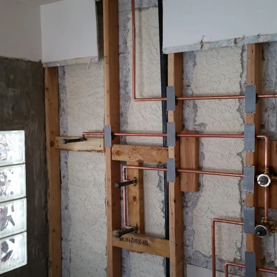 Copper pipe installation for Burst Pipe Repair in River Edge