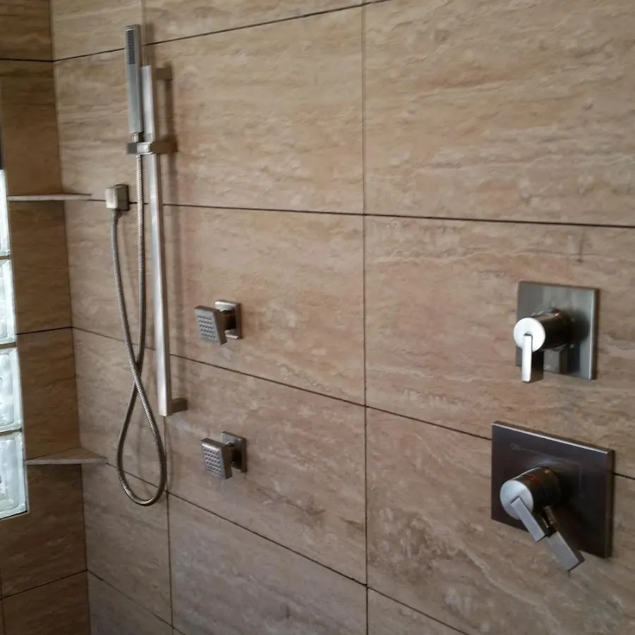 Shower fixture installation for Frozen Pipe Repair in River Edge